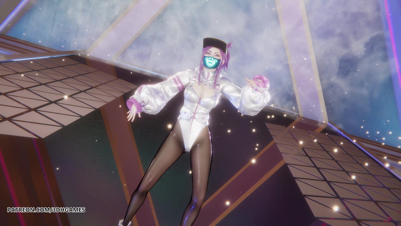 3D-Hentai Games: Mmd Aespa - Enseña akali sexy liga de leyendas de striptease...