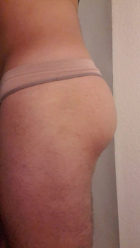 Ass in Girls Underwear