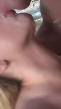 Outside in the Park She Blows His Thick Cock