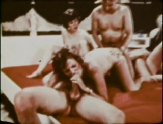 Vintage megastore: Vintage hairy birthday orgy