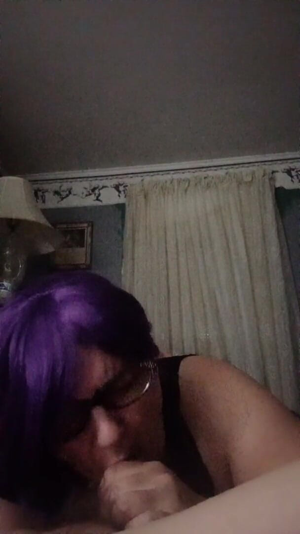 Blow_girl: Sucking cock while getting spanked.