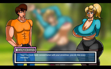 Erotic Krisso: Milfpursuit - velká prsa Blone v parku