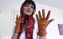 Lady Victoria Valente: Sniffing Leather Gloves and Masturbating Lady Victoria Valente POV JOI...