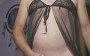 Fantasies in Lingerie: My Black Baby Doll and Panties