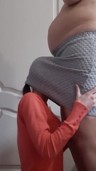 I Lick My Pregnant Neighbor's Pussy While Her Husband Goes to the Store
