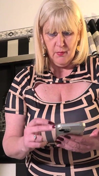 Auntjudys - Your Busty Mature BBW Stepmom Catherine Can Catches You with Mature Porn
