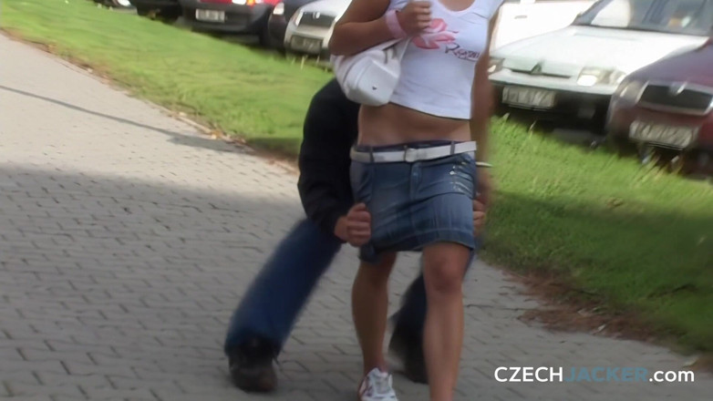 Czech Jacker: Czech Jacker 6: Look, It's a Pussy! - No Panties, All on...