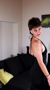 Val Is Getting Dressed for a Date.
