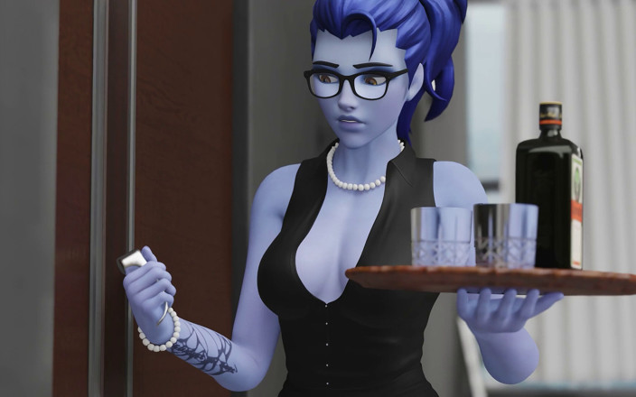 Orlikx: Widowmaker - First Day Secretary Job Ends with Boss BBC Anal -...