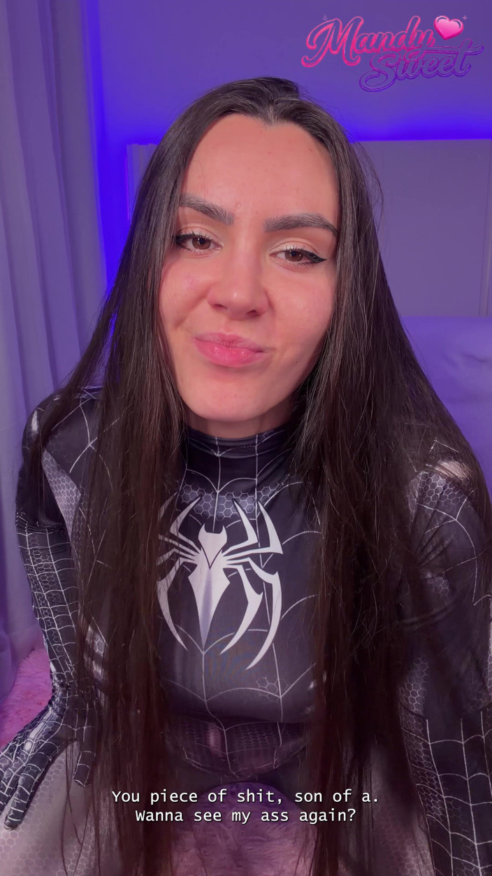 Mandy Sweet studio: Guided Handjob! Pretty Bossy Spider Woman Controlling Her Handjob...