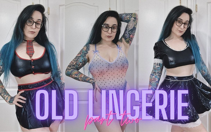 ElizabethsLingerie: Alte dessous anprobieren teil zwei