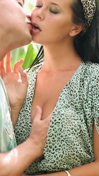Caught Beauties Scene 1 Beautiful Busty Brunette Mia Manarote Fucking in the Middle of the Field