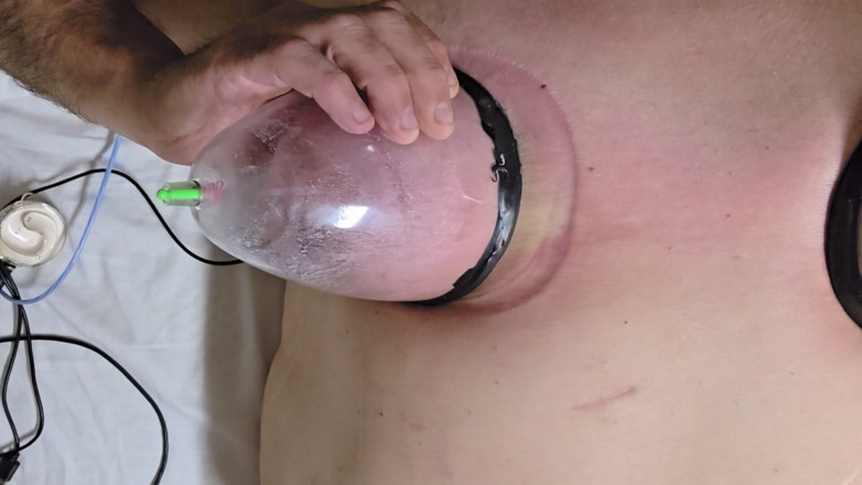 SissyHucow171: Sissy's Fat and Saggy Udders Get Pumped