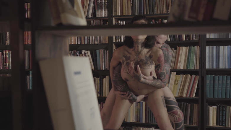 Peter J Hooke: Curvă cu țâțe mari Lasă un străin să ejaculeze înăuntru în bibliotecă Ravyn...