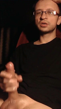 Straight Man Jerking and Cumming