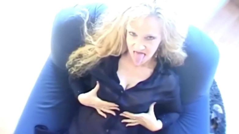 Mature Climax - 100% Mature Videos: Mature blonde blowing cock at home