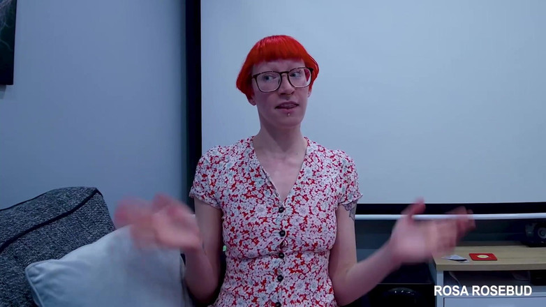 rosarosebud: Tímida llamada de casting con mamada y juego anal