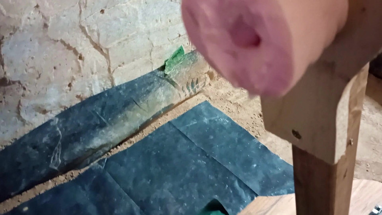 Mark Hannes: Fleshlight stand neukpartij masturbatie