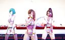 3D-Hentai Games: GigaReolEVO - Addiction naked dance Mai Shiranui Tamaki Kasumi DOA