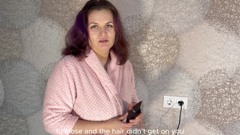 Katybigcherry: Stepmom Cuts Stepson's Hair Completely Naked and Accidentally Sits on...