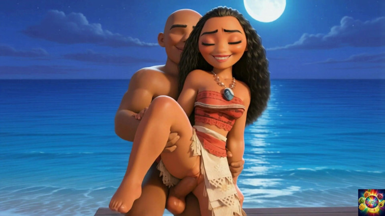 Caitlynvx: Moana's Playful Romance - Ai Animation Asmr
