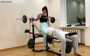 Petite Princesses FemDom (PPFemdom): Red Head Mistress Sofi in Blue Leggings Face Sitting and...