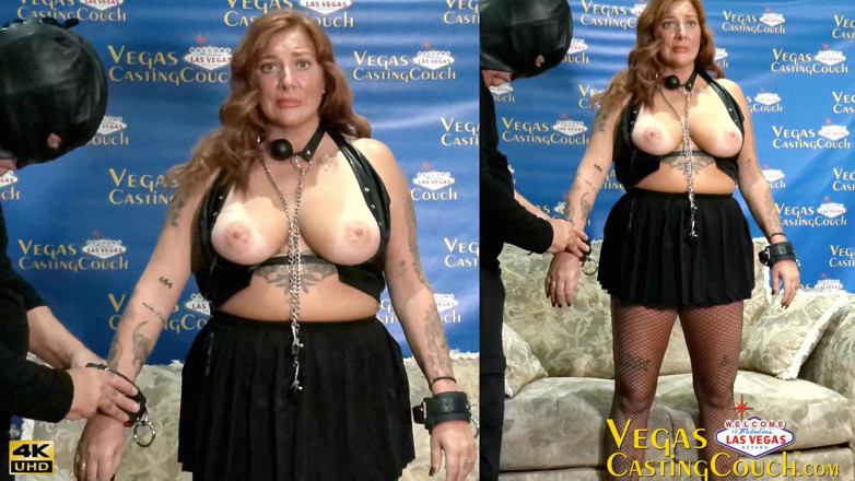 Vegas Casting Couch: Ginger James -bdsm Ass -pussy Hooked-crop-fuck Machine- Wand Clit Toyed