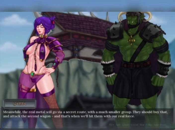 3DXXXTEEN2 Cartoon: Sabia enslaves the catgirls. 3D porn cartoon sex