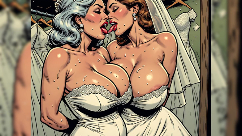 AI Porn: Wedding Shop Sexy Women Ai Art