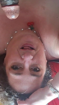 BBW Submissive Slut Roughly Face Fucked by BBC