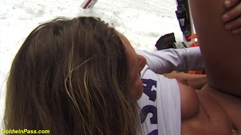 Goldwin pass: German winter group sex fuck orgy in snow