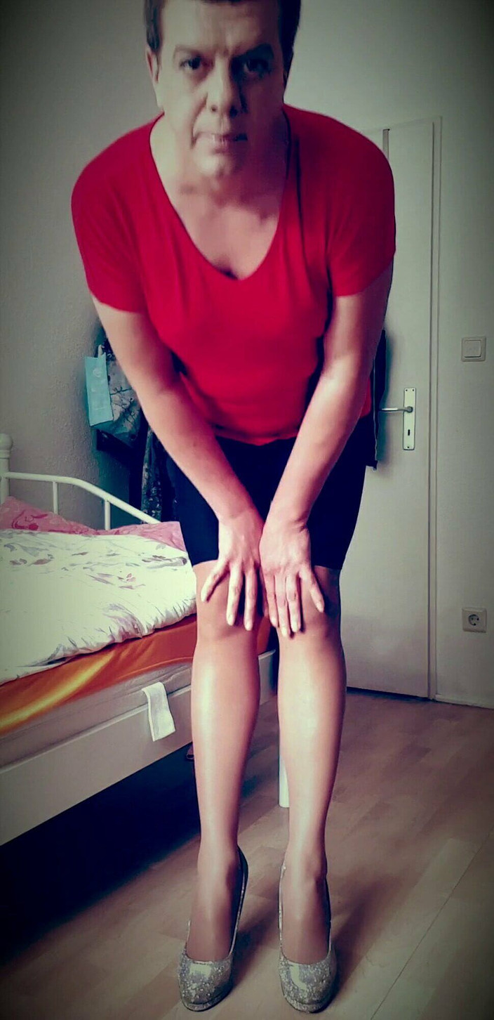 PetraNylon: 팬티 스타킹과 집에서의 재미