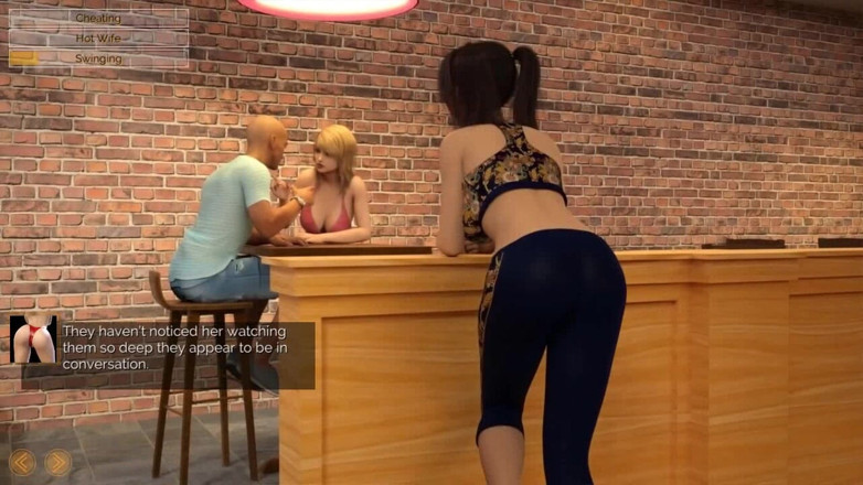 Dirty GamesXxX: Matrimonio feliz: interracial, la esposa está dando una doble paja...