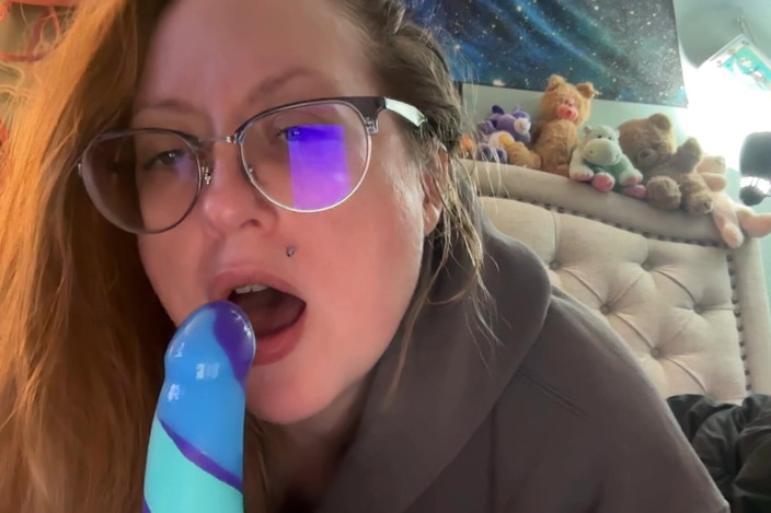 Honey Doll: Practicing My Blow Job Skills on a Dildo
