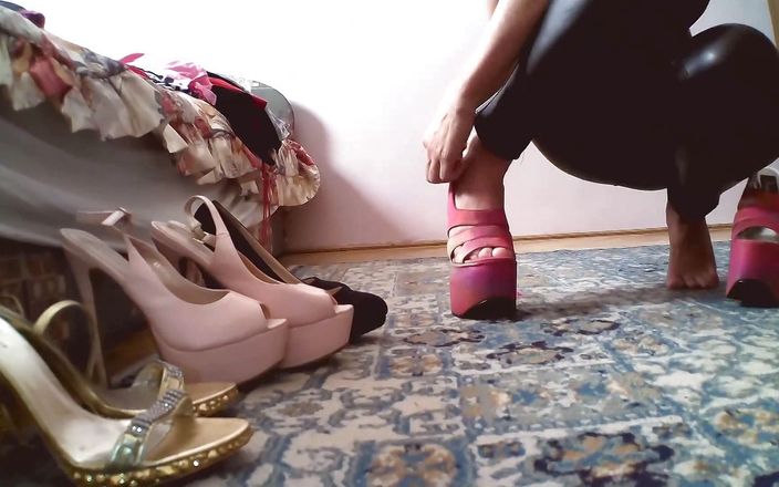 Solo Austria: Princess Kimberly`s high heel show! NO AUDIO