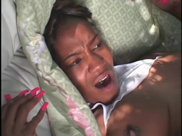 CBD Media Interracial: Busty African neighbor with hairy pussy gets fast fucked by...