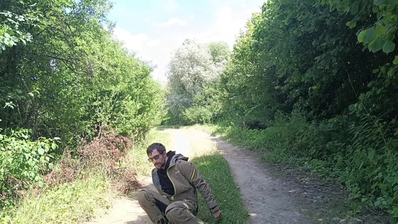 kickerscooter: Risky Cock Jerking on an Abandoned Field / Risky Solo Outdoors