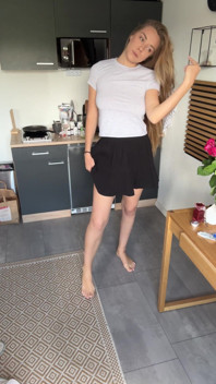 Lifting My Skirt for a Secret View