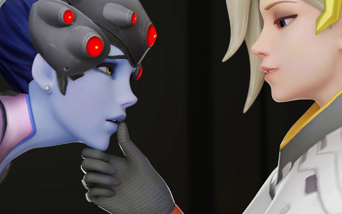 Orlikx: Widowmaker Punished for Cake - Intense BBC Fuck &amp; Creampie - 3D Overwatch Porn