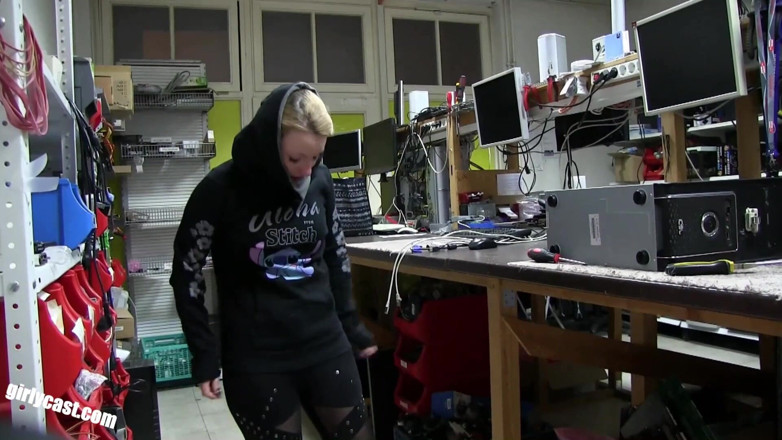 Girlycast: Naive intern bare fucked in the ass!