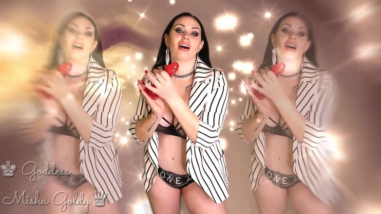 Goddess Misha Goldy: Ab sofort kannst du nicht mehr ohne dildo oder echten...