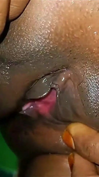 Ammu Is Standing After a Bath, with Water Dripping From Her Head and Pussy