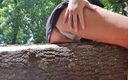 Putana dreams: Teen was so horny and wet outdoors that she start...