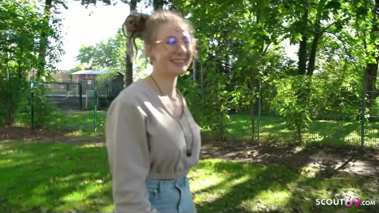 German Scout: German Scout - First Anal Creampie Sex for Tiny Teen Julia...