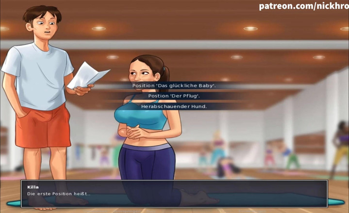 Cartoon Universal: German cartoon part 1 - yoga milf