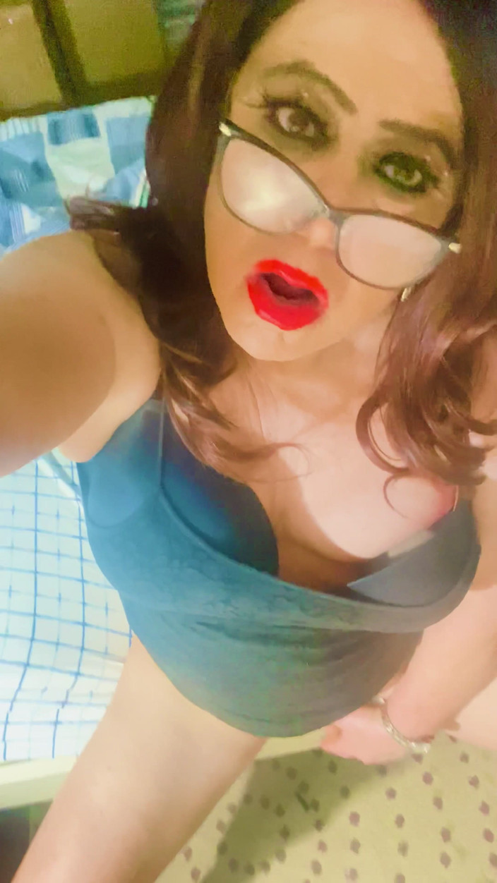 Krissy Sweets: Krissy Sweets Stroking Her She Cock