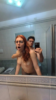 I Fuck My Girlfriend Hard in the Bathroom and in Her Face