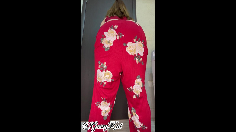 GassyKat: Cewek dengan celana merah kentut lagi asik dientot habis-habisan