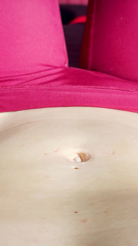 POV Belly Button Exploration with Detailed Close Ups: Mars Solo and Harmony