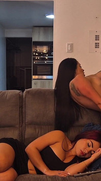 I Love My Wife so Much That I Fuck Her Friend in Front of Her, She Almost Discovers Me